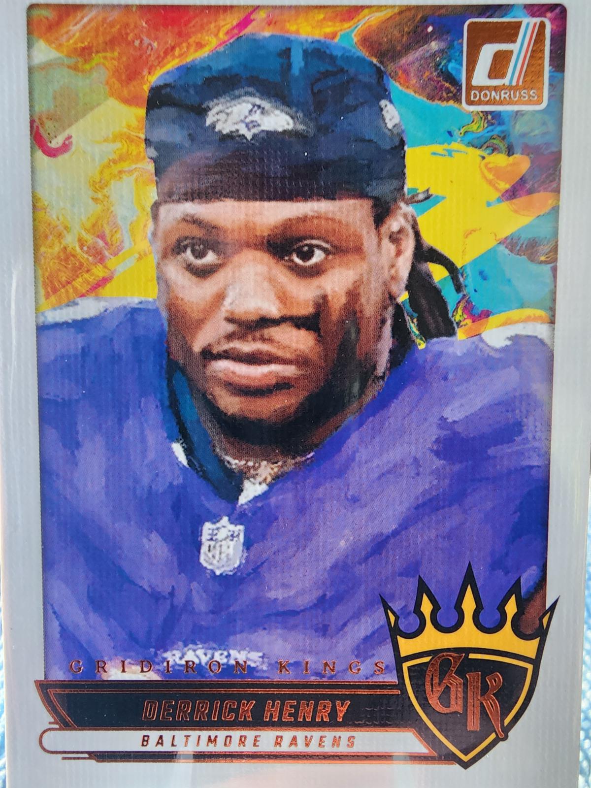2025 Panini Donruss Gridiron Kings Derrick Henry #GK-DHY card