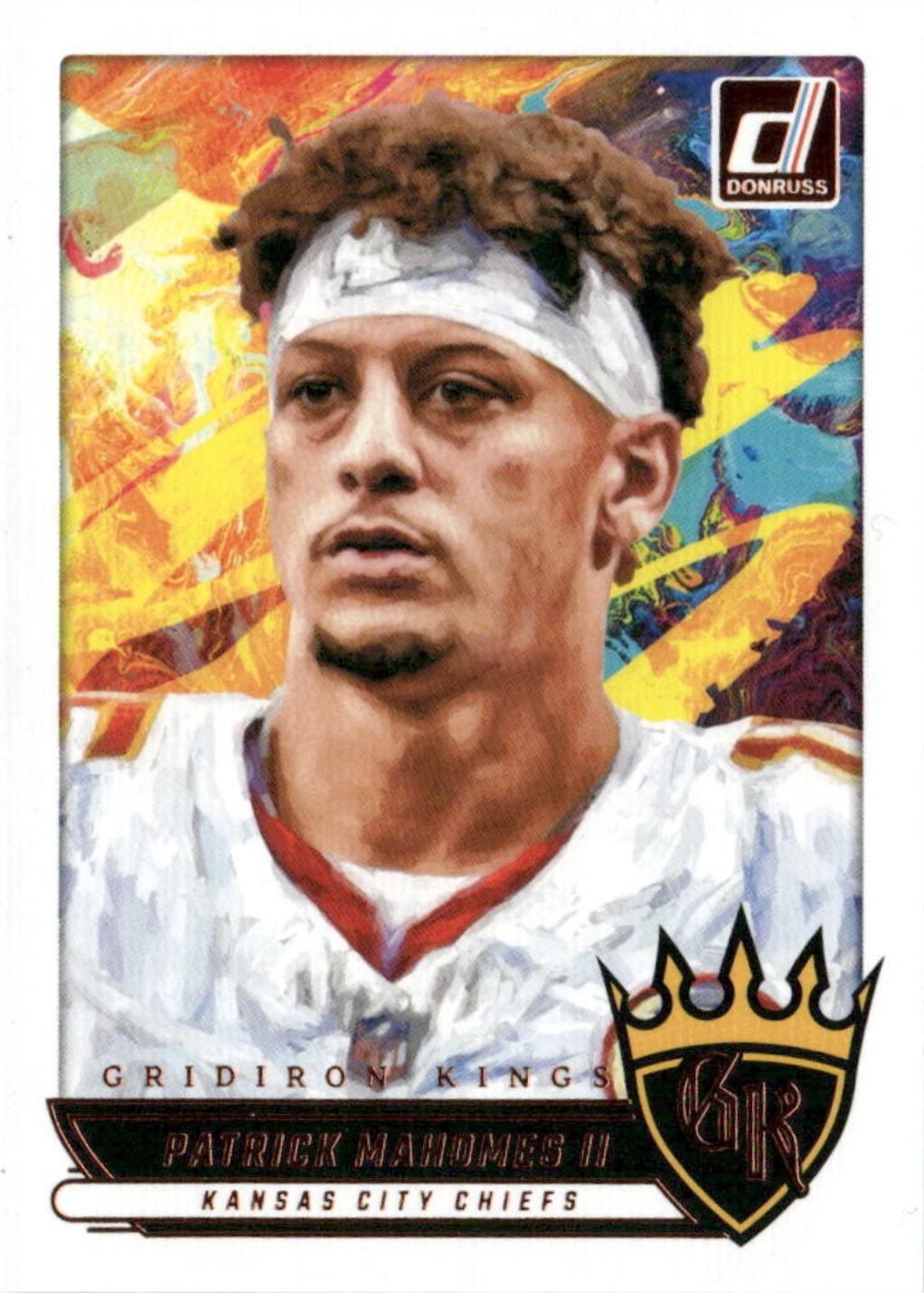 2025 Panini Donruss Gridiron Kings Patrick Mahomes II #GK-PMS card