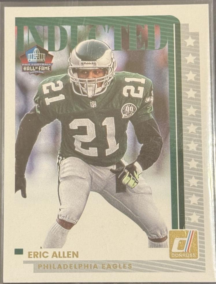 2025 Panini Donruss Inducted Eric Allen #I-EAN card