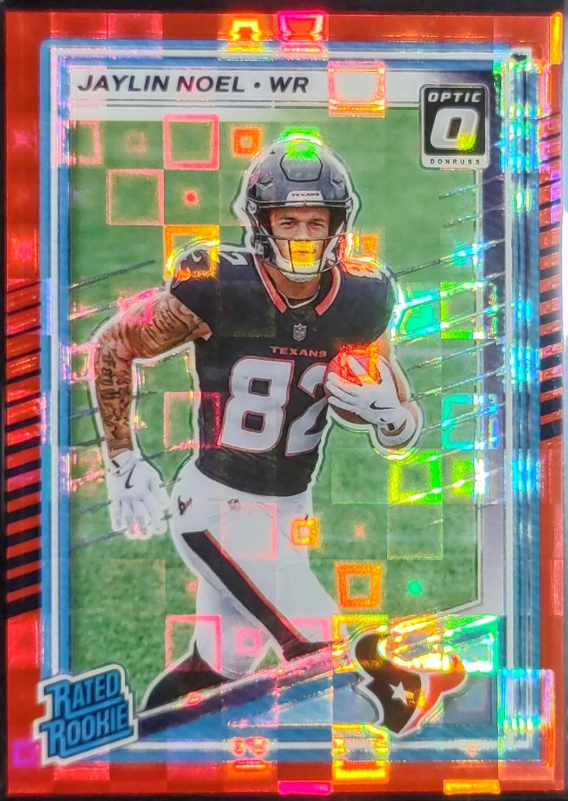 2025 Panini Donruss Jaylin Noel [Red Pandora Optic Preview] #324 card