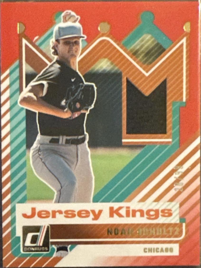 2025 Panini Donruss Jersey Kings Noah Schultz #JK-NS card