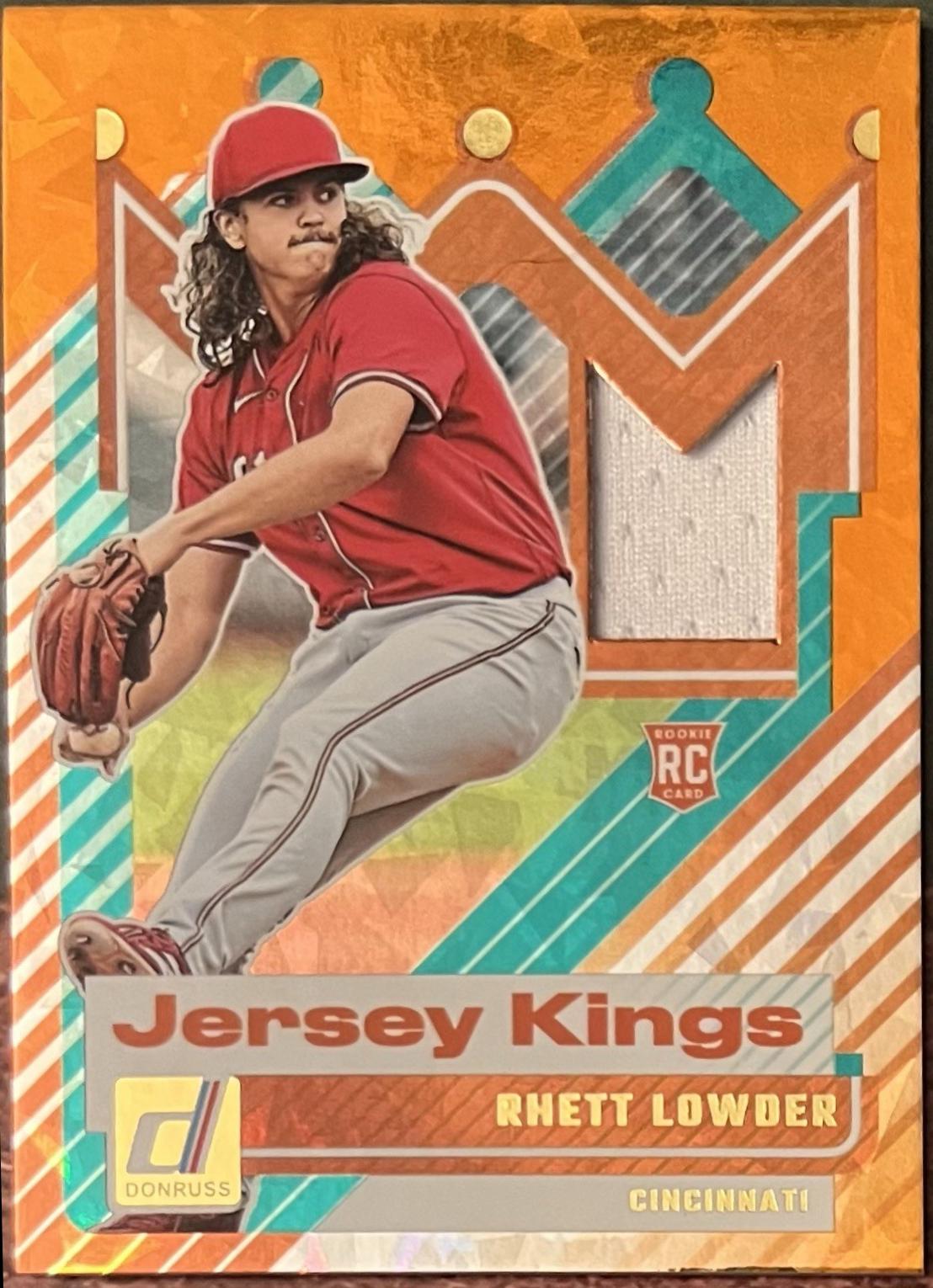 2025 Panini Donruss Jersey Kings Rhett Lowder #JK-RL card