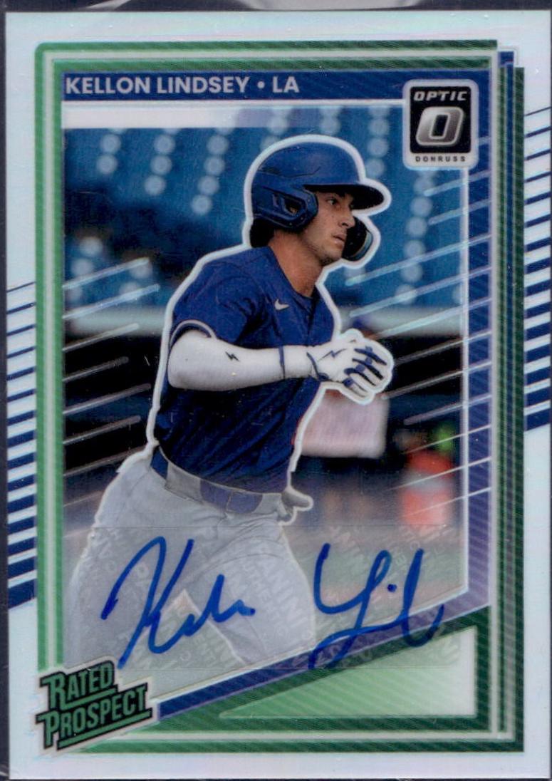2025 Panini Donruss Kellon Lindsey [Optic Signature] #191 card