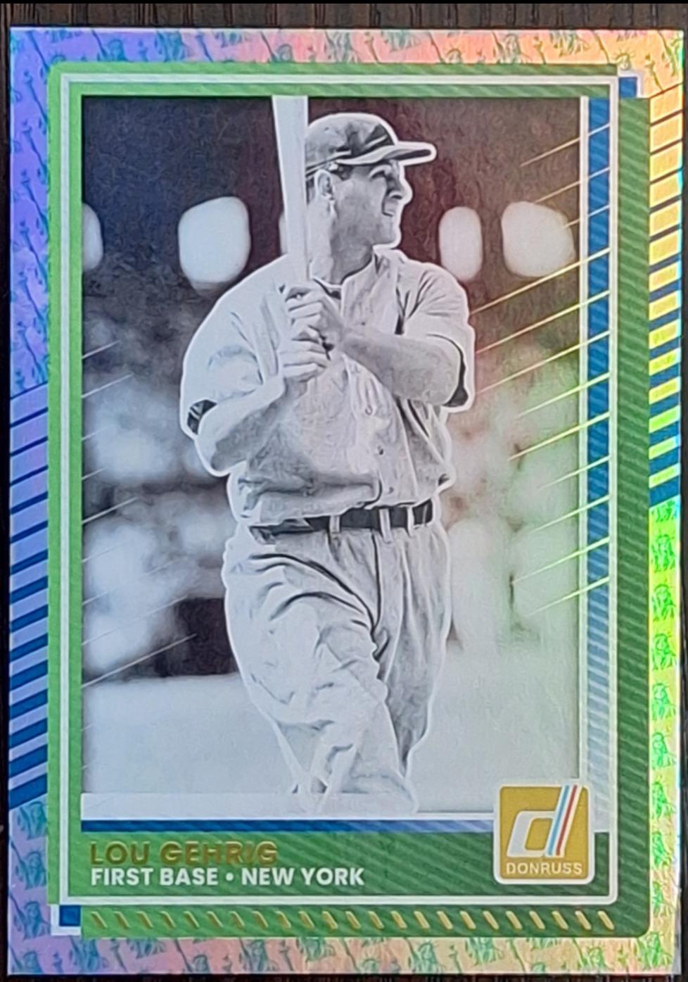 2025 Panini Donruss Lou Gehrig [Liberty] #55 card