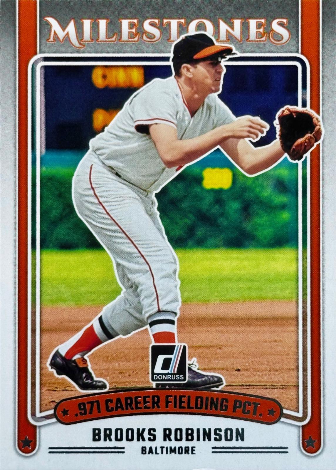 2025 Panini Donruss Milestones Brooks Robinson #5 card
