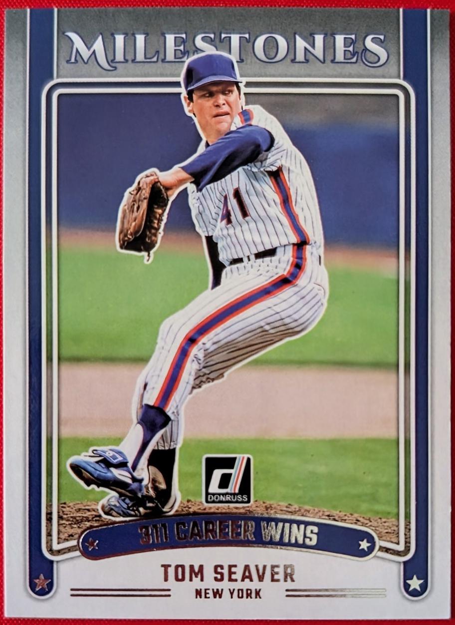 2025 Panini Donruss Milestones Tom Seaver #4 card