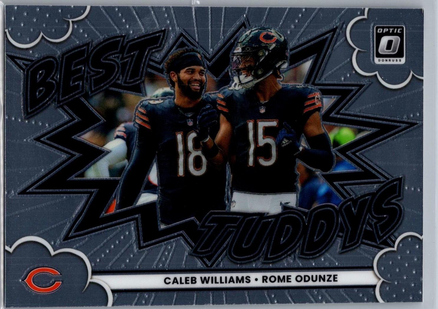 2025 Panini Donruss Optic Best Tuddys Caleb Williams / Rome Odunze #8 card