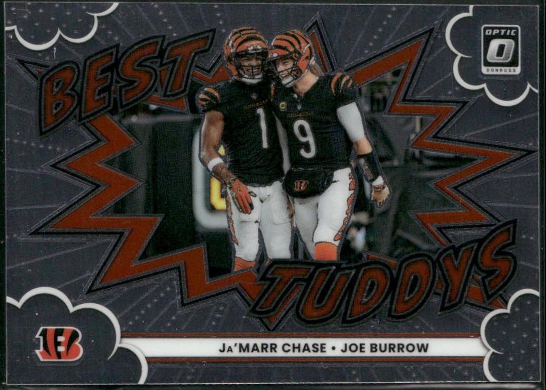 2025 Panini Donruss Optic Best Tuddys Ja'Marr Chase / Joe Burrow #3 card
