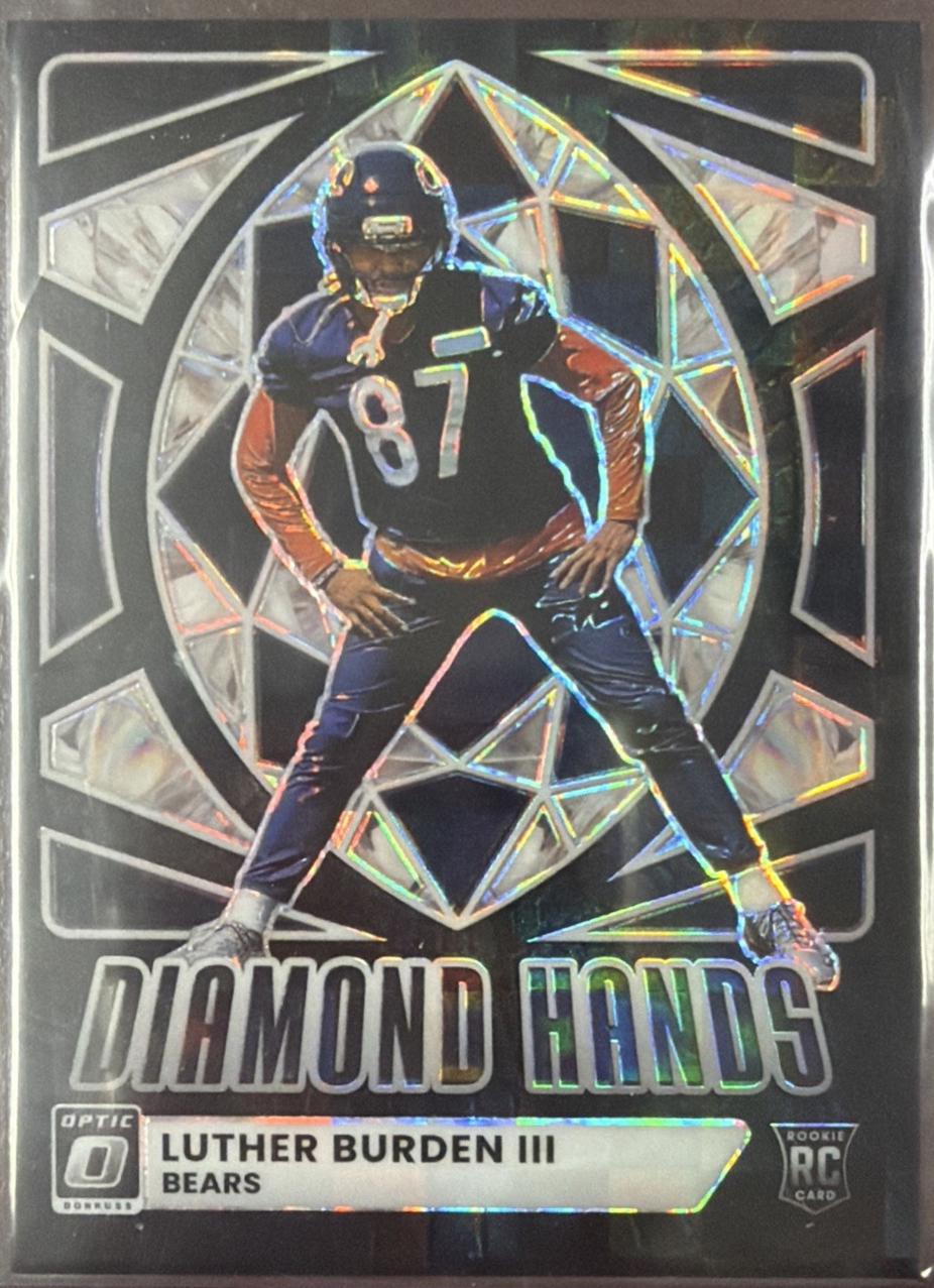 2025 Panini Donruss Optic Diamond Hands Luther Burden III [Black Pandora] #5 card