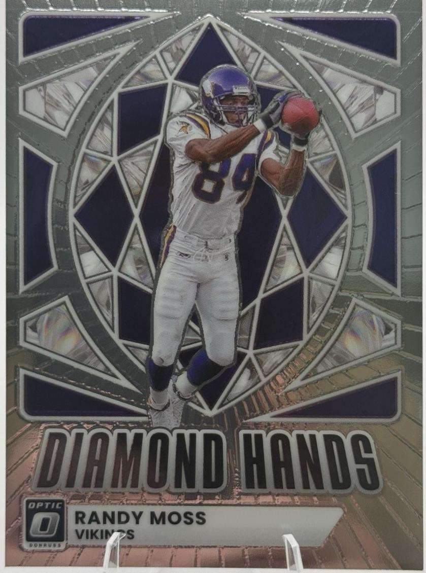 2025 Panini Donruss Optic Diamond Hands Randy Moss #9 card