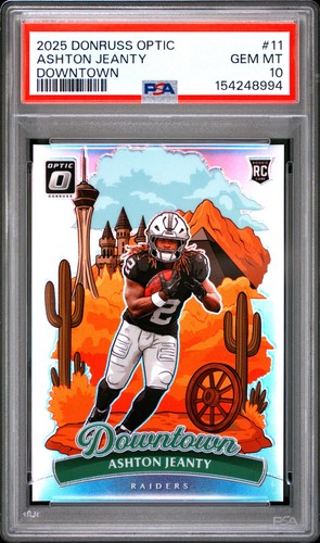 2025 Panini Donruss Optic Downtown Ashton Jeanty #11 card