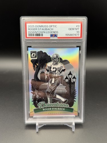 2025 Panini Donruss Optic Downtown Legends Roger Staubach #3 card