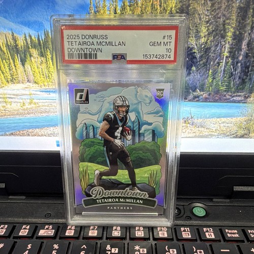 2025 Panini Donruss Optic Downtown Tetairoa McMillan #15 card