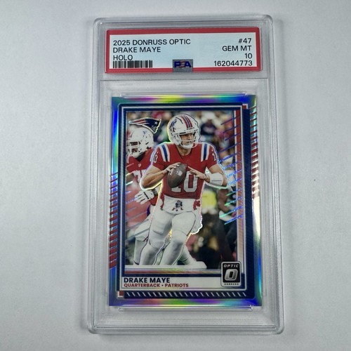 2025 Panini Donruss Optic Drake Maye [Holo] #47 card