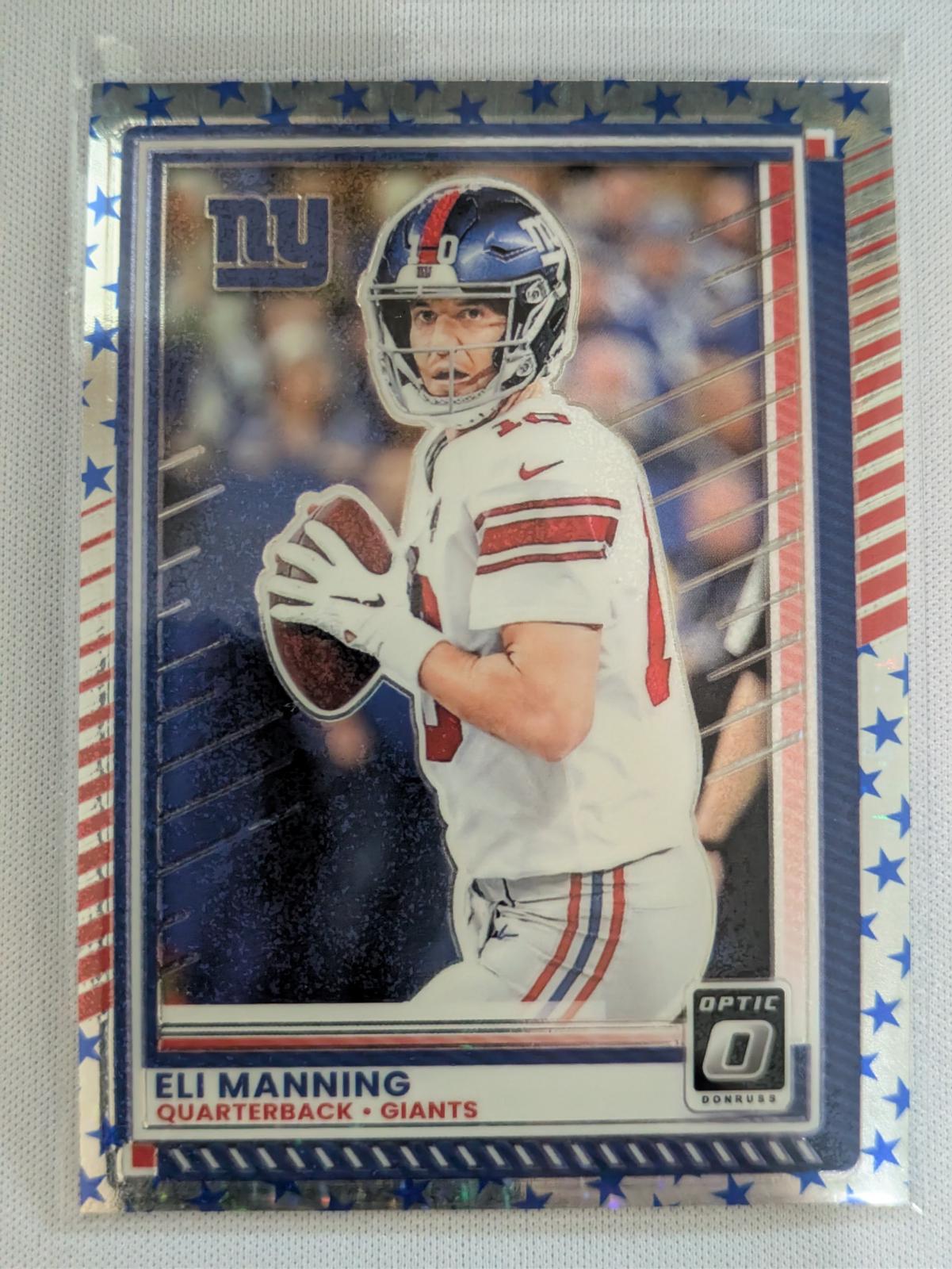 2025 Panini Donruss Optic Eli Manning [Stars] #184 card