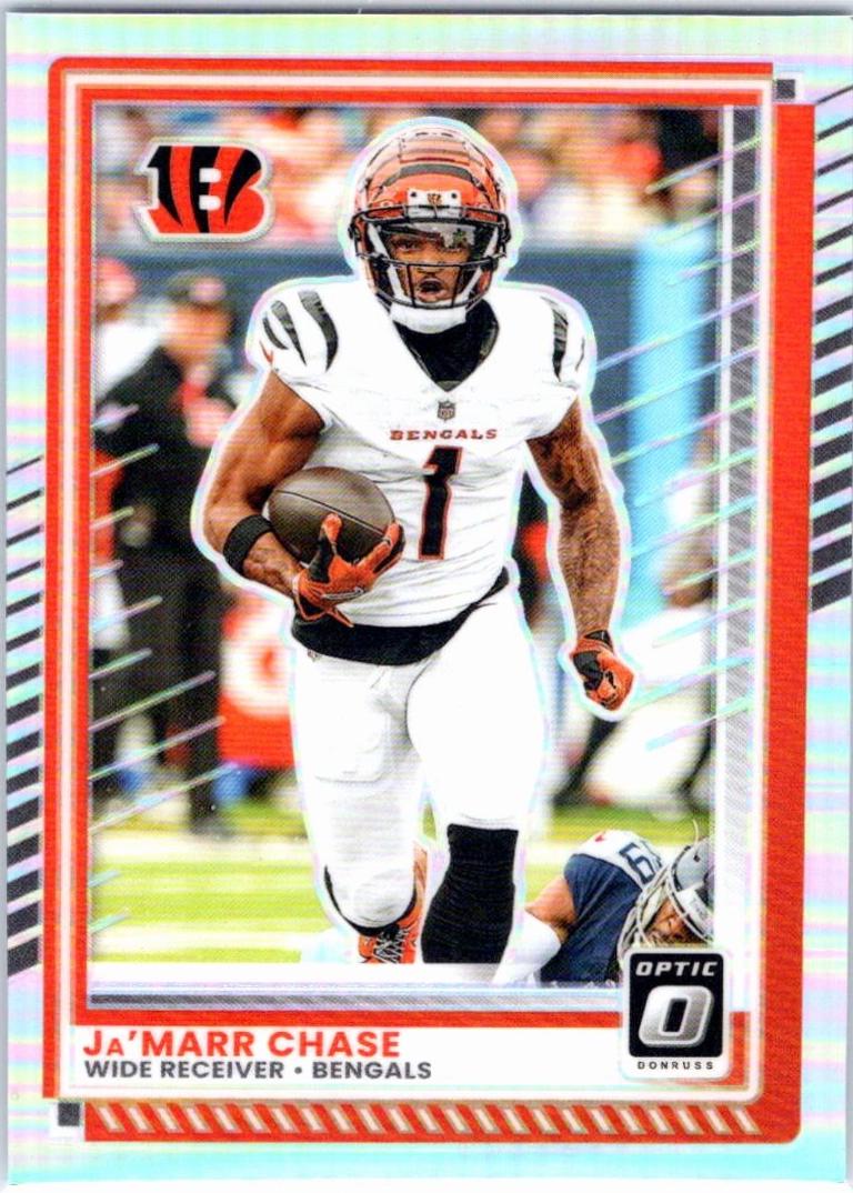 2025 Panini Donruss Optic Ja'Marr Chase [Holo] #2 card