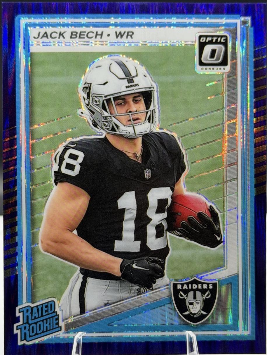 2025 Panini Donruss Optic Jack Bech [Purple Shock] #211 card