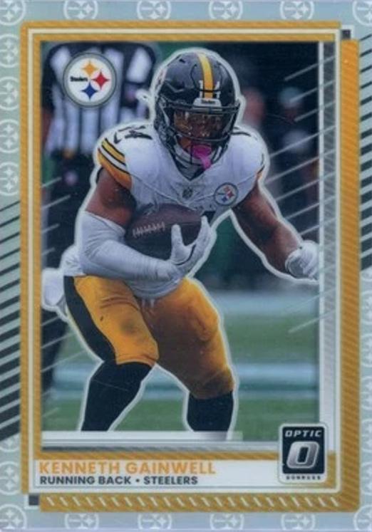 2025 Panini Donruss Optic Kenneth Gainwell [Team Logo] #97 card