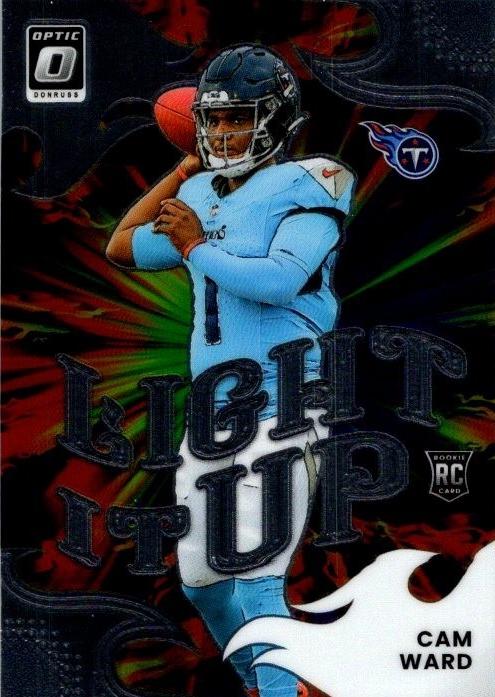 2025 Panini Donruss Optic Light It Up Cam Ward #1 card