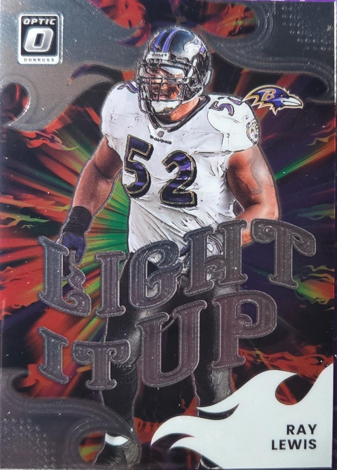 2025 Panini Donruss Optic Light It Up Ray Lewis #17 card