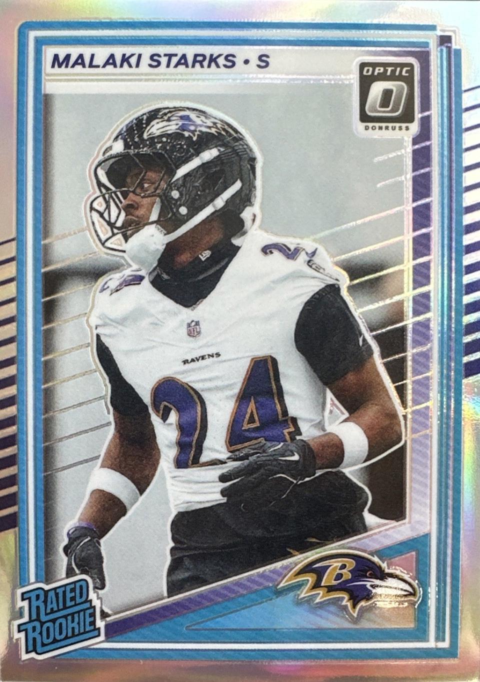 2025 Panini Donruss Optic Malaki Starks [Holo] #256 card