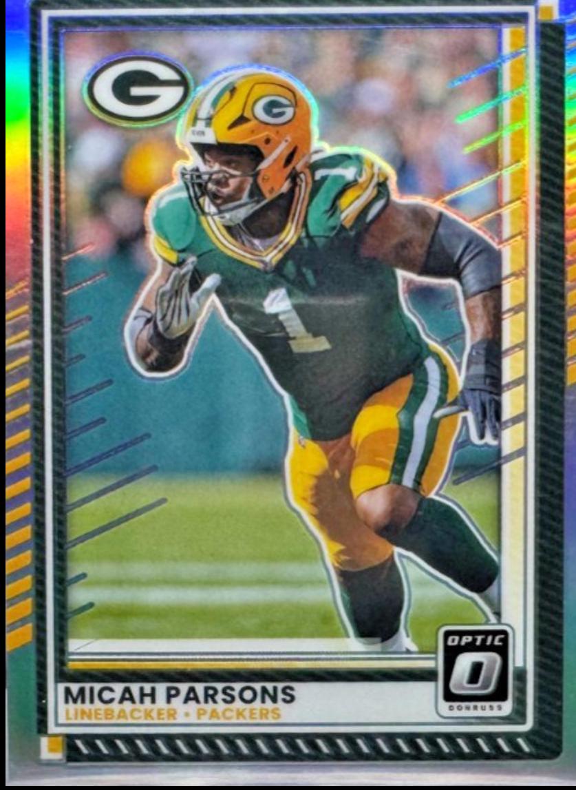 2025 Panini Donruss Optic Micah Parsons [Holo] #85 card
