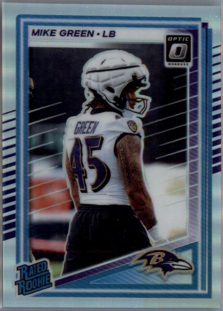 2025 Panini Donruss Optic Mike Green [Green] #250 card