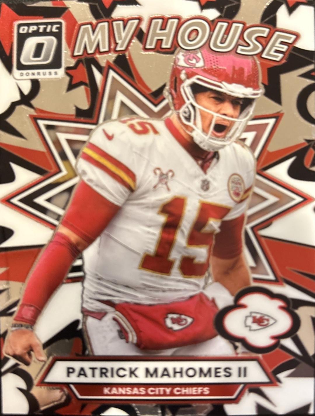 2025 Panini Donruss Optic My House Patrick Mahomes II #6 card