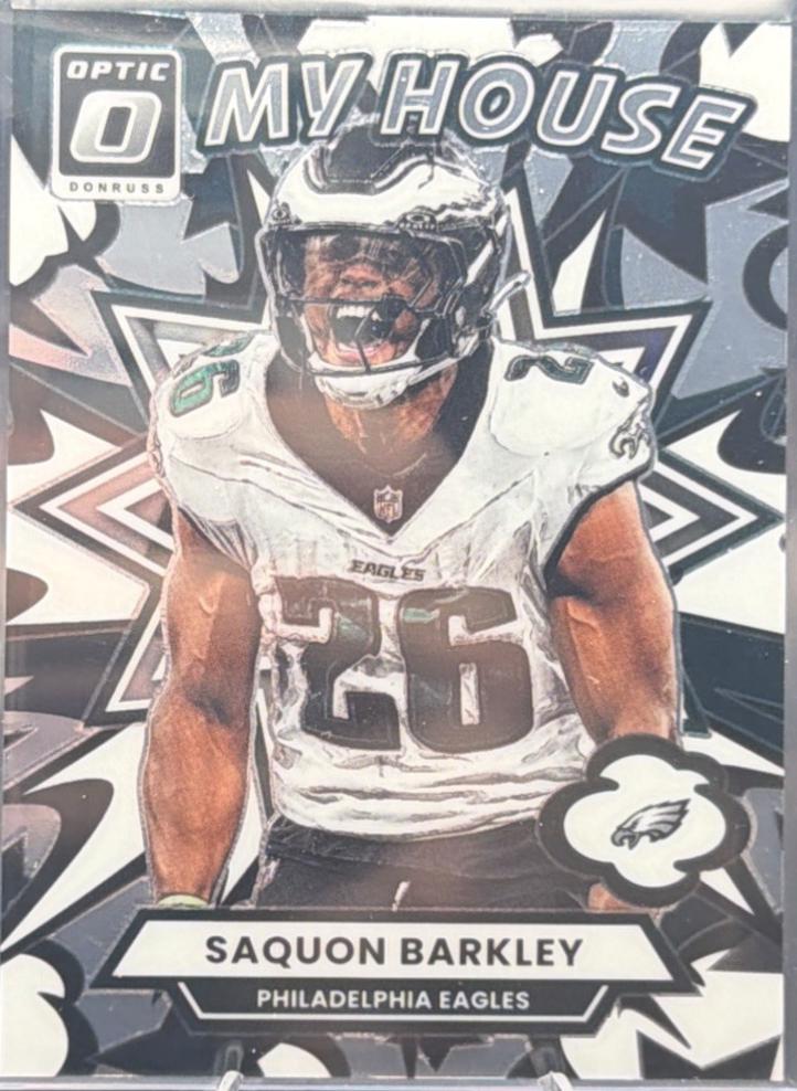 2025 Panini Donruss Optic My House Saquon Barkley #7 card