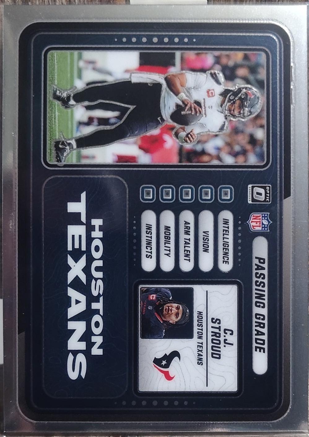 2025 Panini Donruss Optic Passing Grade C.J. Stroud #9 card