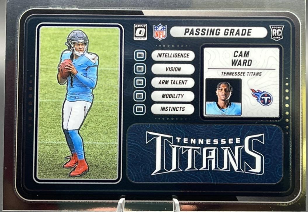 2025 Panini Donruss Optic Passing Grade Cam Ward #1 card