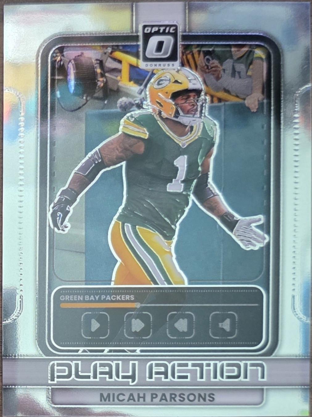 2025 Panini Donruss Optic Play Action Micah Parsons #11 card