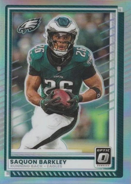 2025 Panini Donruss Optic Saquon Barkley [Holo] #15 card