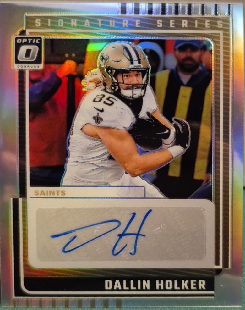 2025 Panini Donruss Optic Signature Series Holo Dallin Holker #SSH-DH card