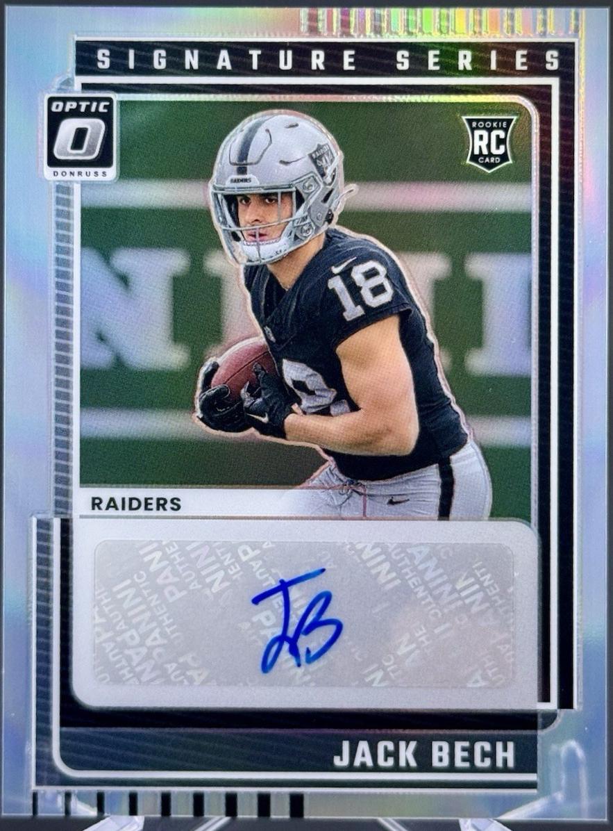 2025 Panini Donruss Optic Signature Series Holo Jack Bech #SSH-JB card