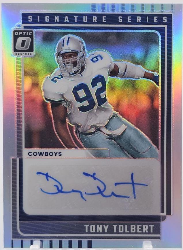 2025 Panini Donruss Optic Signature Series Holo Tony Tolbert #SSH-TT card