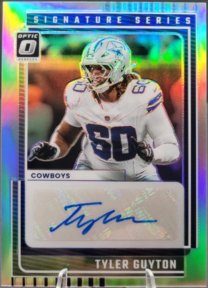 2025 Panini Donruss Optic Signature Series Holo Tyler Guyton #SSH-TG card