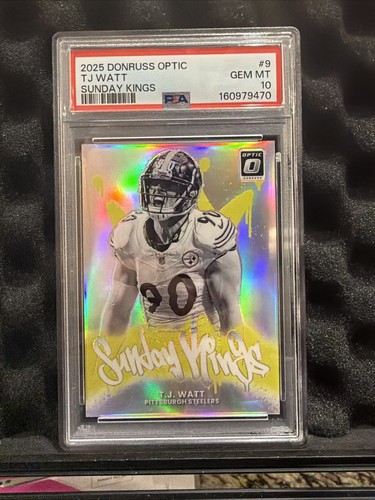2025 Panini Donruss Optic Sunday Kings T.J. Watt #9 card