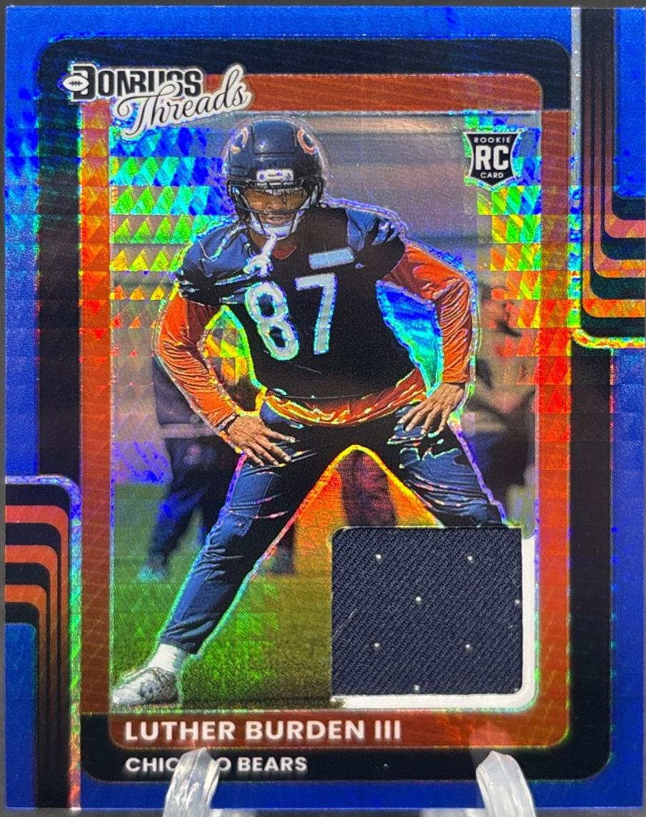 2025 Panini Donruss Optic Threads Luther Burden III [Blue Hyper] #DTBH-LBN card