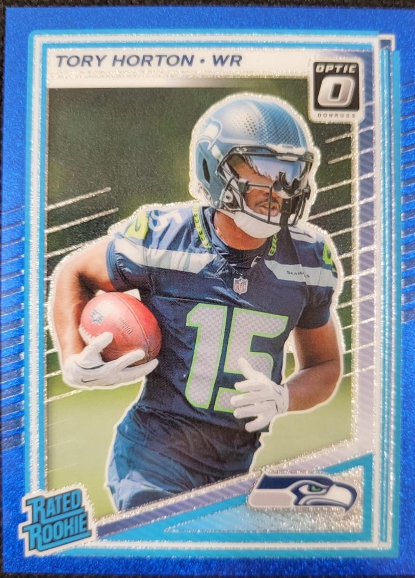 2025 Panini Donruss Optic Tory Horton [Blue Glitter] #295 card