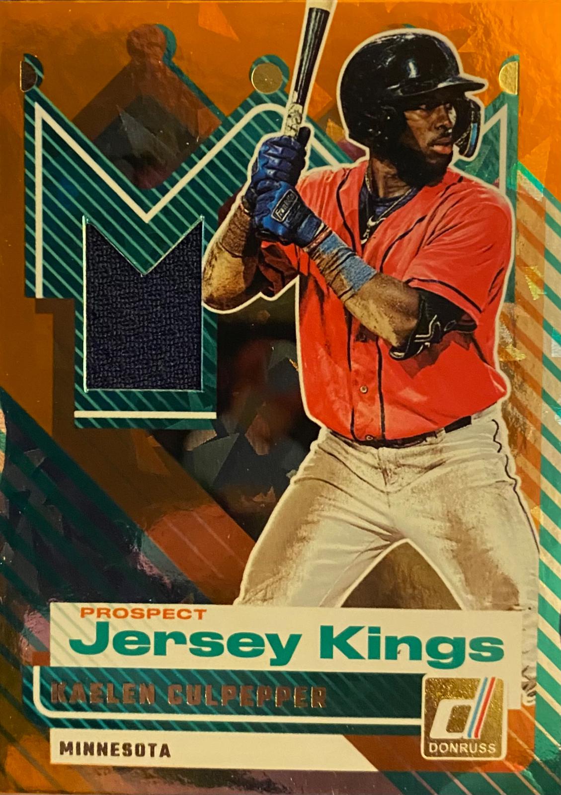 2025 Panini Donruss Prospect Jersey Kings Kaelen Culpepper [Orange Ice] #PJK-KC card
