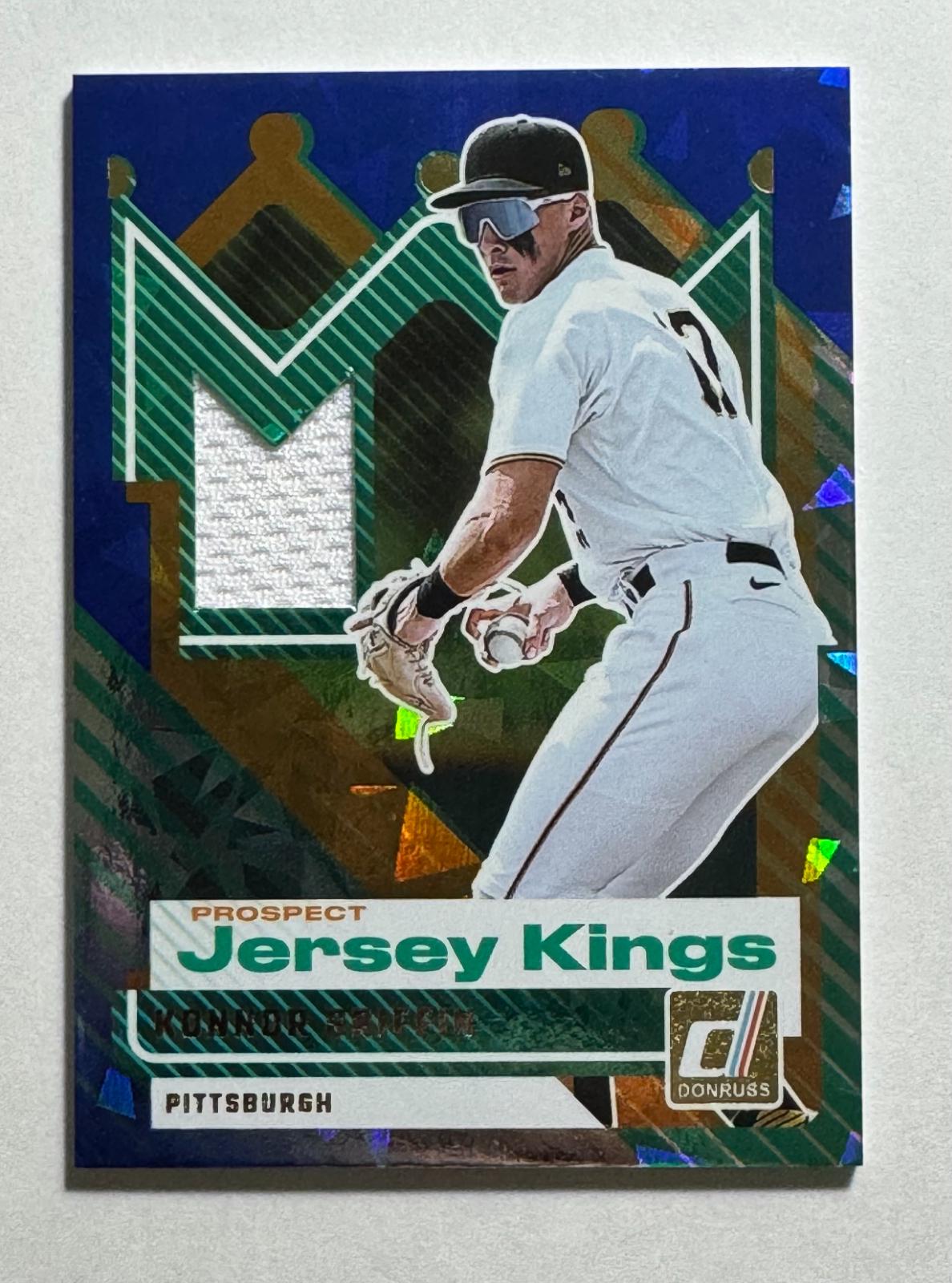 2025 Panini Donruss Prospect Jersey Kings Konnor Griffin [Blue Ice] #PJK-KG card
