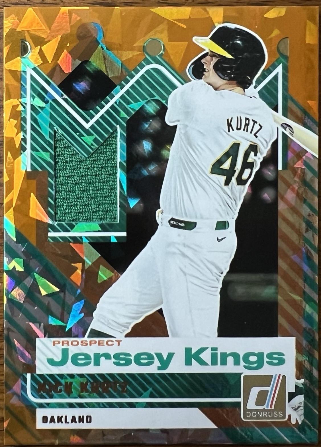 2025 Panini Donruss Prospect Jersey Kings Nick Kurtz #PJK-NK card