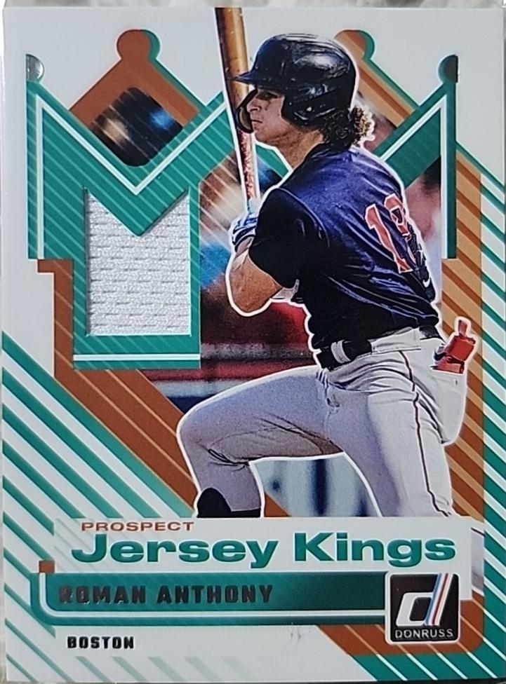 2025 Panini Donruss Prospect Jersey Kings Roman Anthony #PJK-RA card