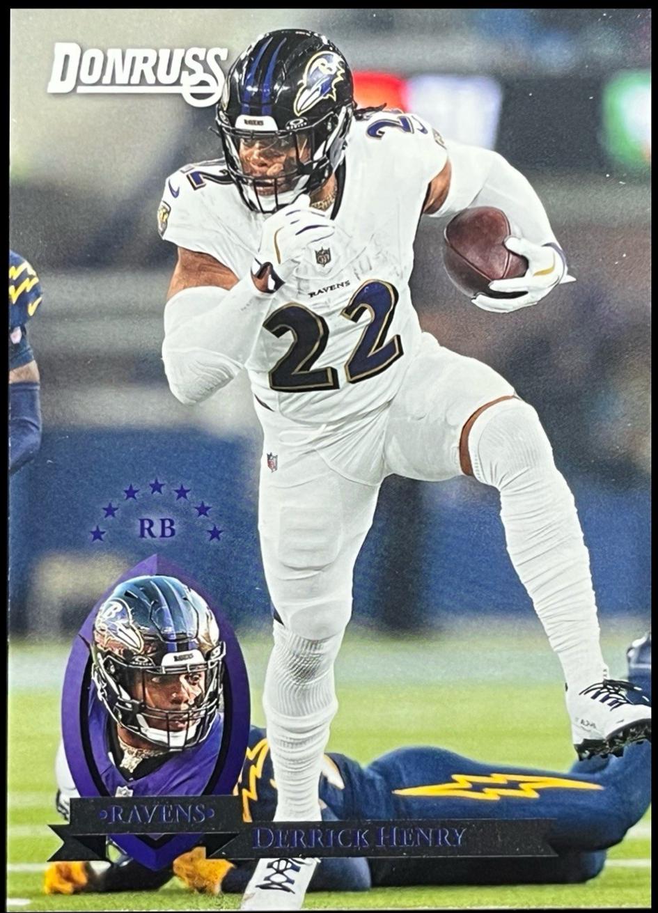 2025 Panini Donruss Retro 1995 Derrick Henry #6 card