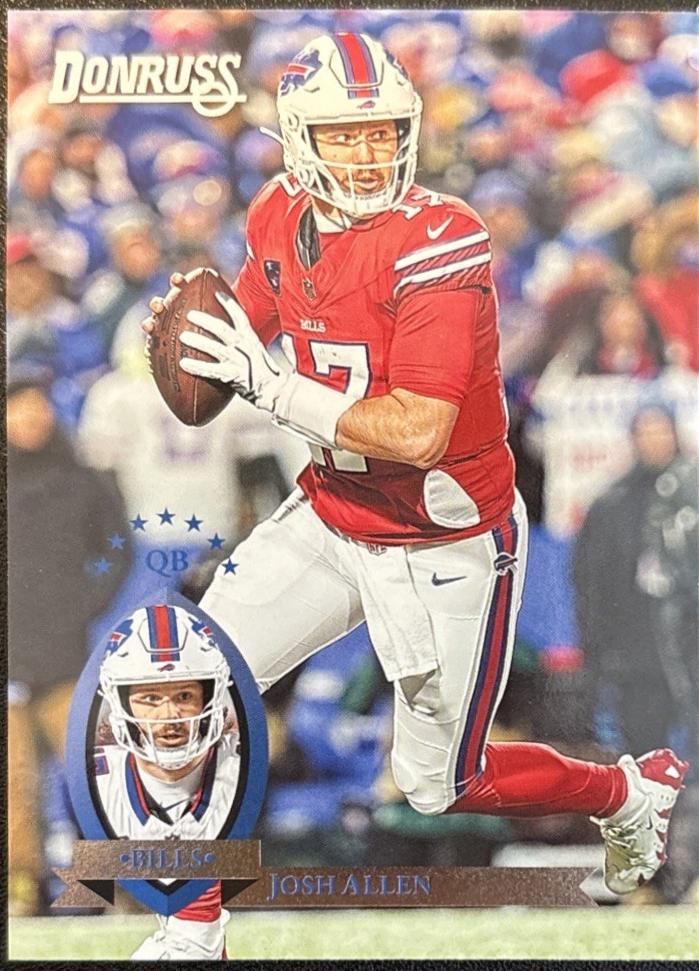 2025 Panini Donruss Retro 1995 Josh Allen #16 card