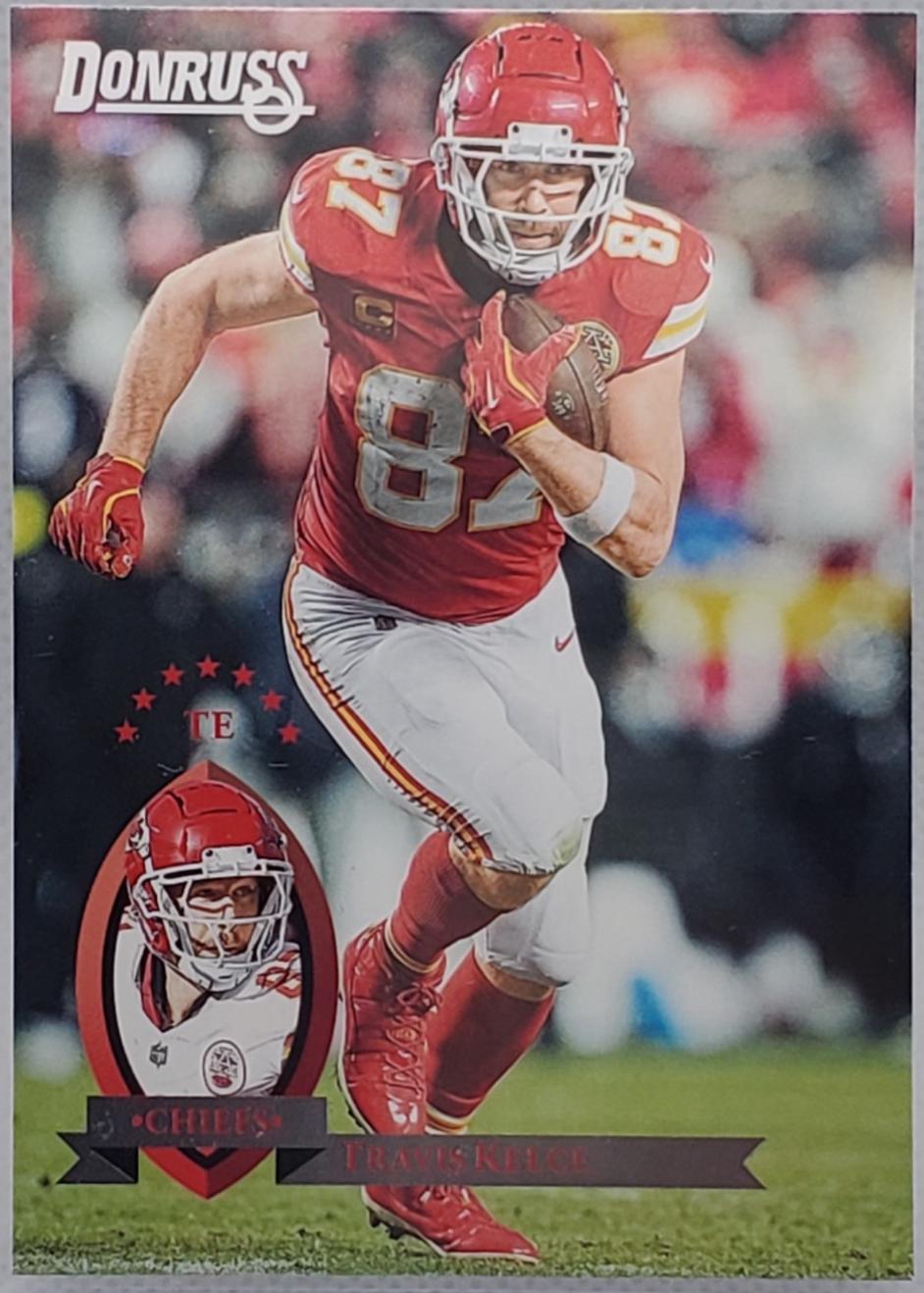 2025 Panini Donruss Retro 1995 Travis Kelce #35 card