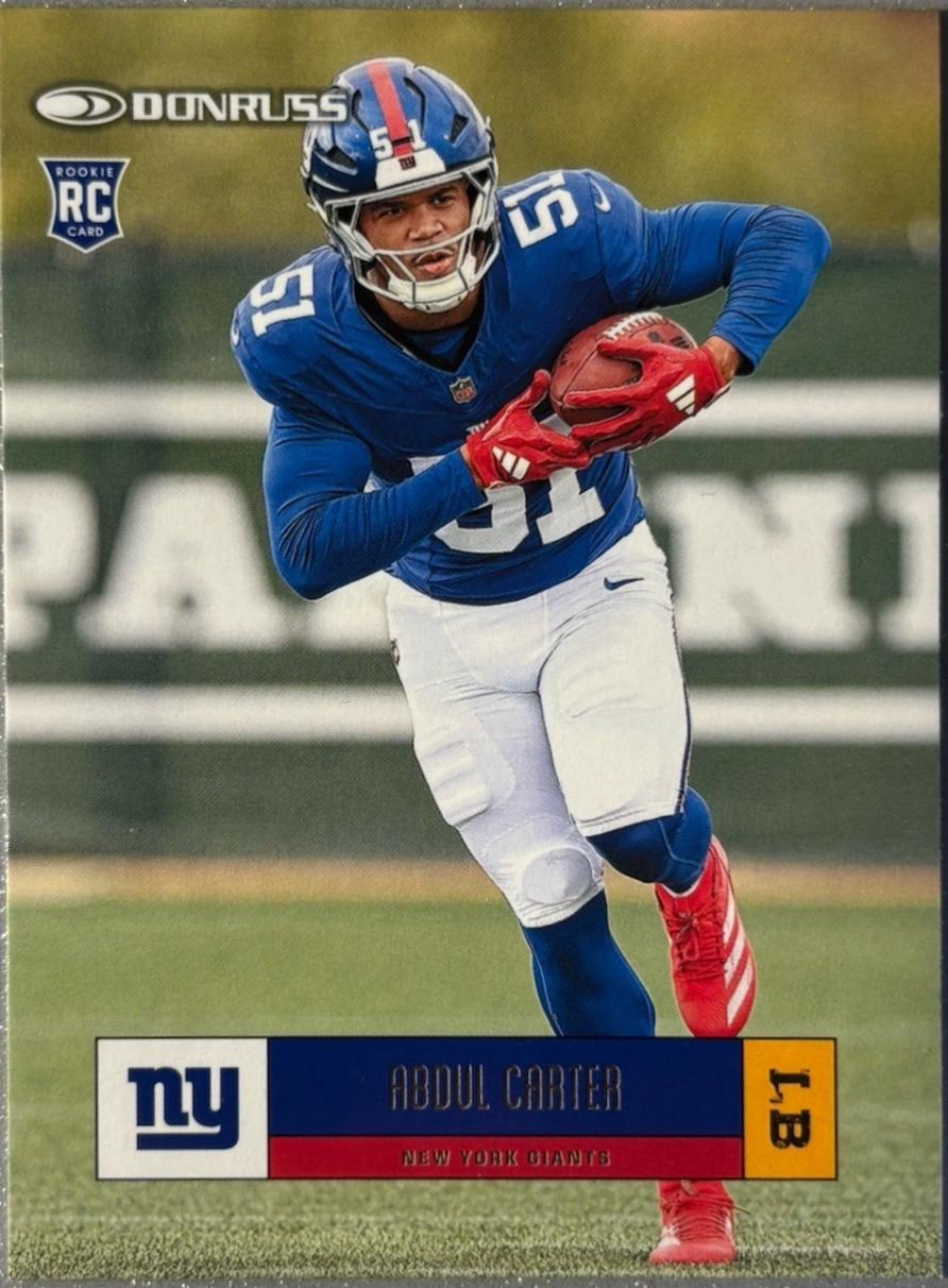 2025 Panini Donruss Retro 2005 Abdul Carter #R05-ABC card