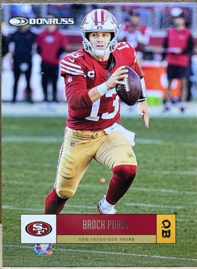 2025 Panini Donruss Retro 2005 Brock Purdy #R05-BRP card