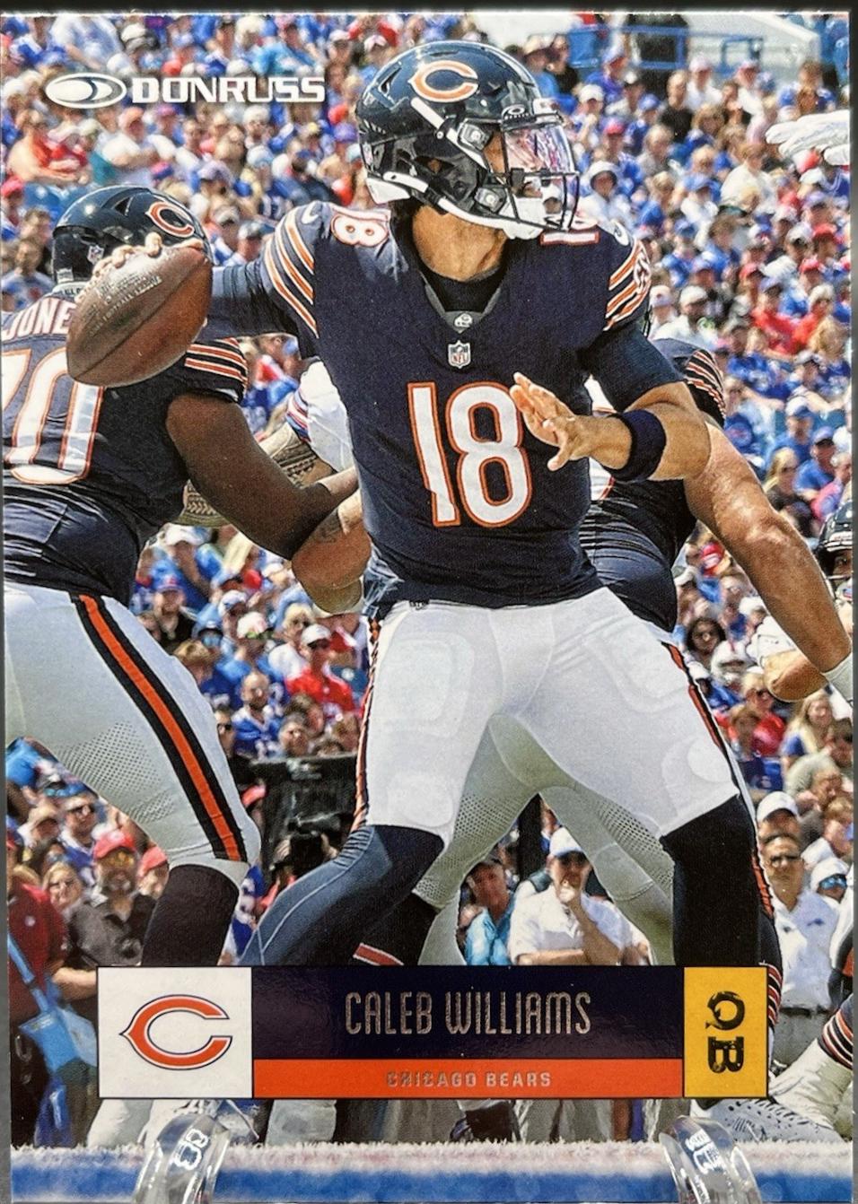 2025 Panini Donruss Retro 2005 Caleb Williams #R05-CBW card
